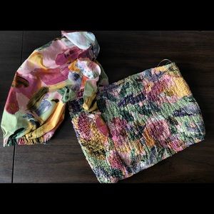Zara floral one shoulder top